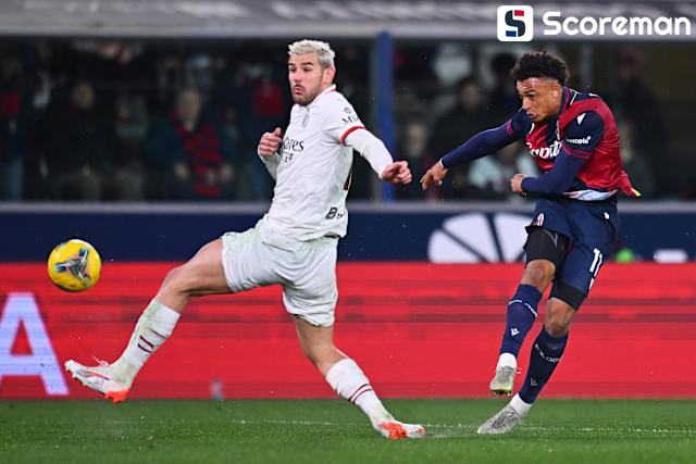 AC밀란, 볼로냐에 1-2 패배...